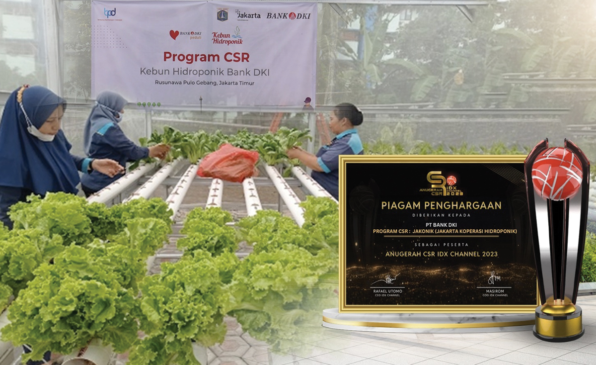 Bank DKI Raih Penghargaan Anugerah CSR IDX Channel 2023